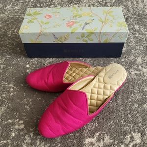 BIRDIES Fuschia Ravens Slides 8.5 With Box